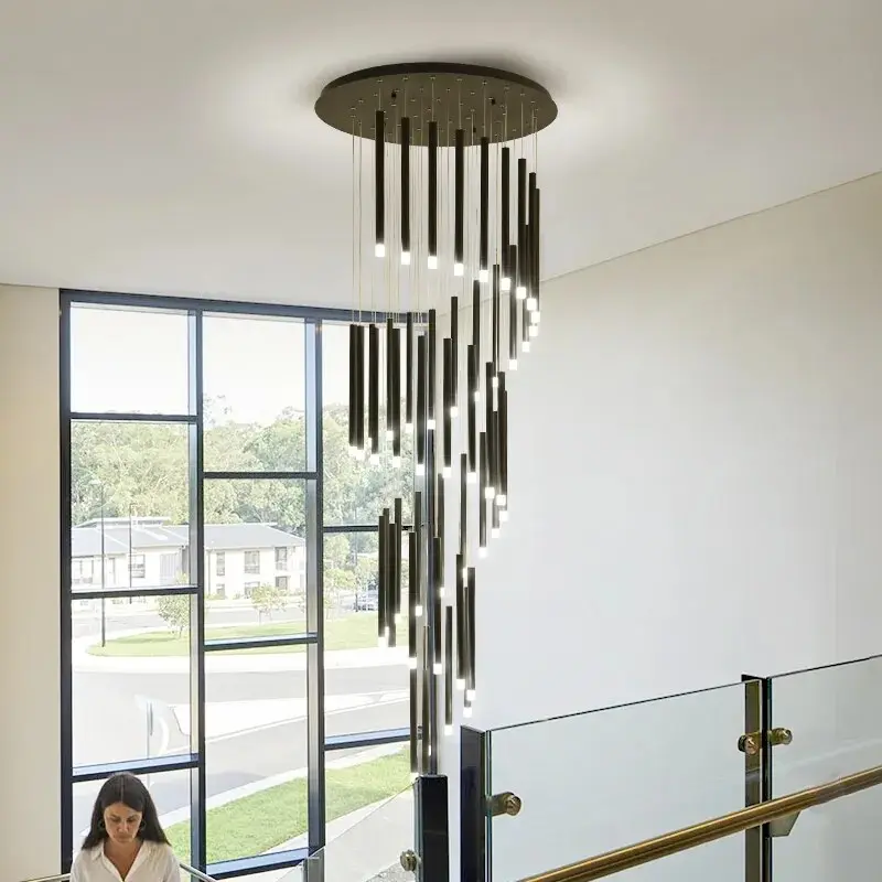 Contemporary Staircase Lighting Chandelier - Image 3