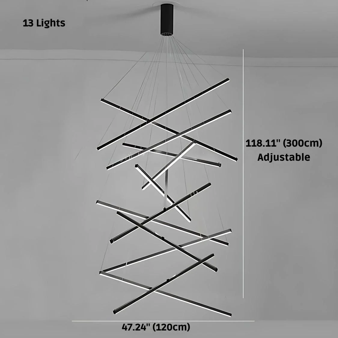 Cora Contemporary Foyer Chandelier - Image 10
