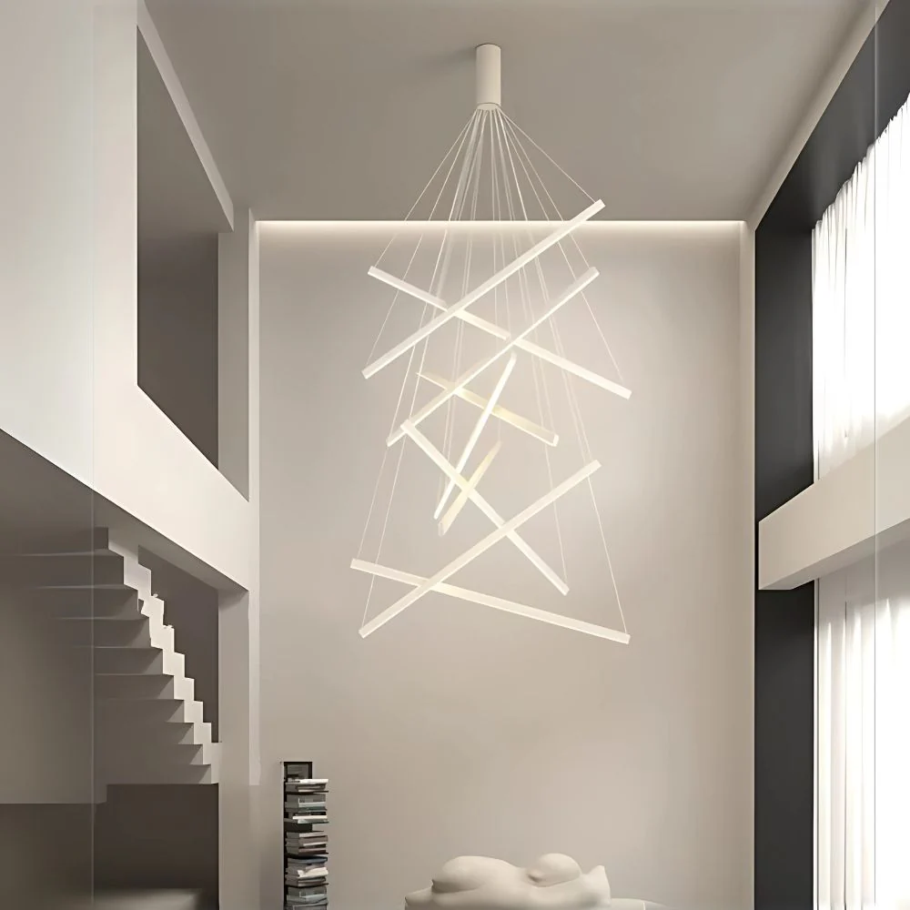 Cora Contemporary Foyer Chandelier - Image 3