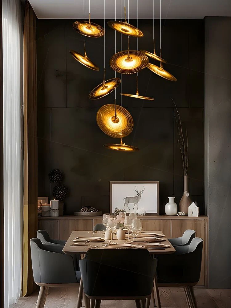 Coren Multi Glass Pendant Chandelier - Image 2
