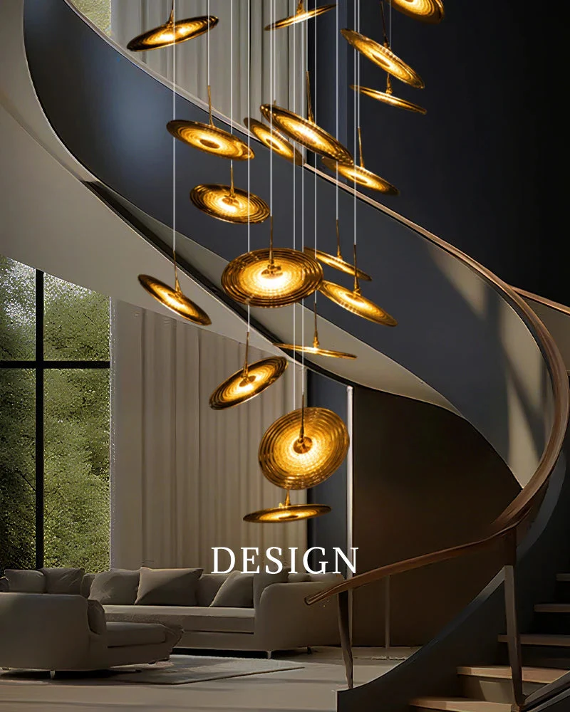 Coren Multi Glass Pendant Chandelier - Image 4