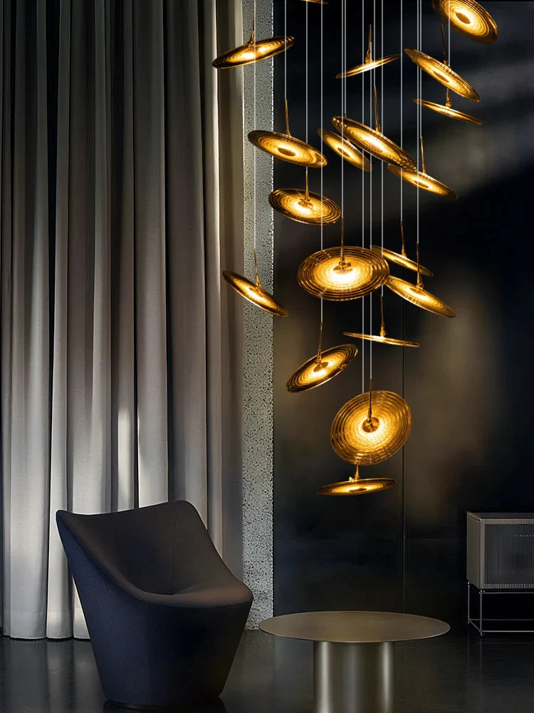 Coren Multi Glass Pendant Chandelier - Image 5