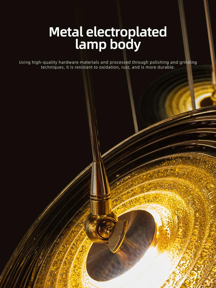 Coren Multi Glass Pendant Chandelier - Image 7
