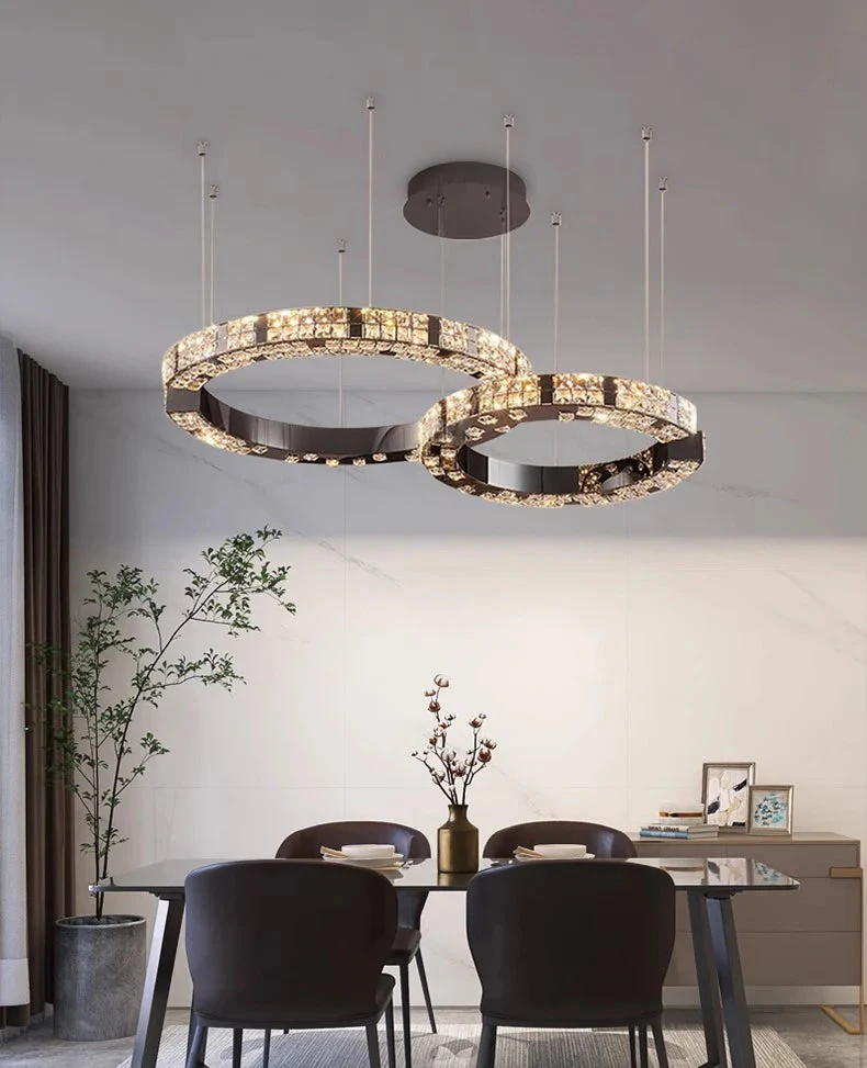 Cosmo Luxury Circle Crystal Chandelier - Image 2