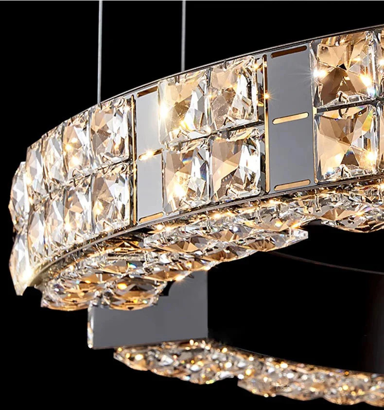 Cosmo Luxury Circle Crystal Chandelier - Image 9