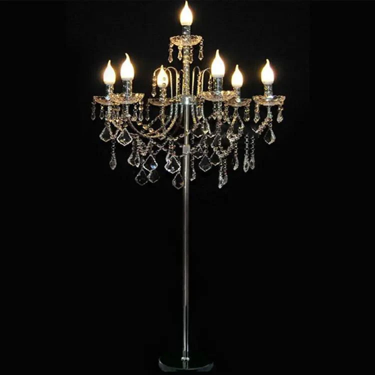 Crystal Chandelier Floor Lamp - Image 4