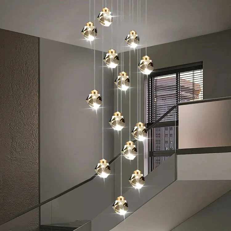 Crystal Modern Pendant Light for Staircase - Image 3