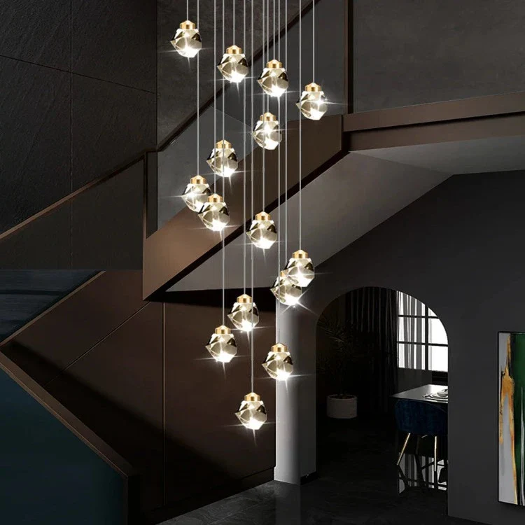 Crystal Modern Pendant Light for Staircase - Image 5