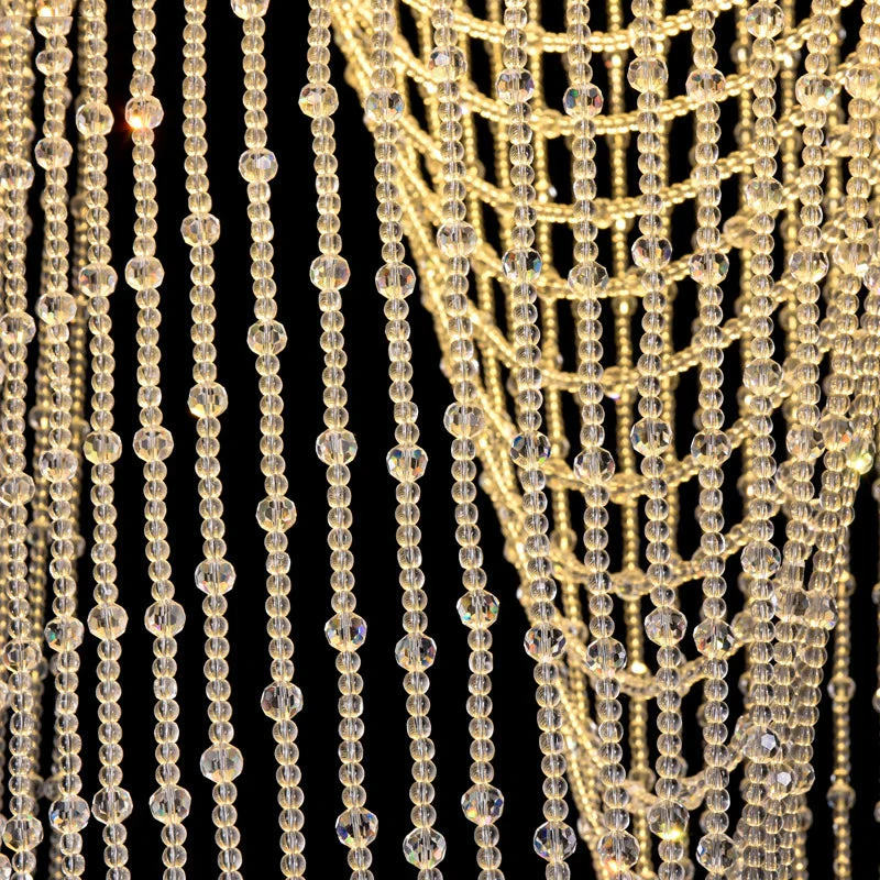 Crystal Tassel Chandelier for Staircase & Foyer - Image 6