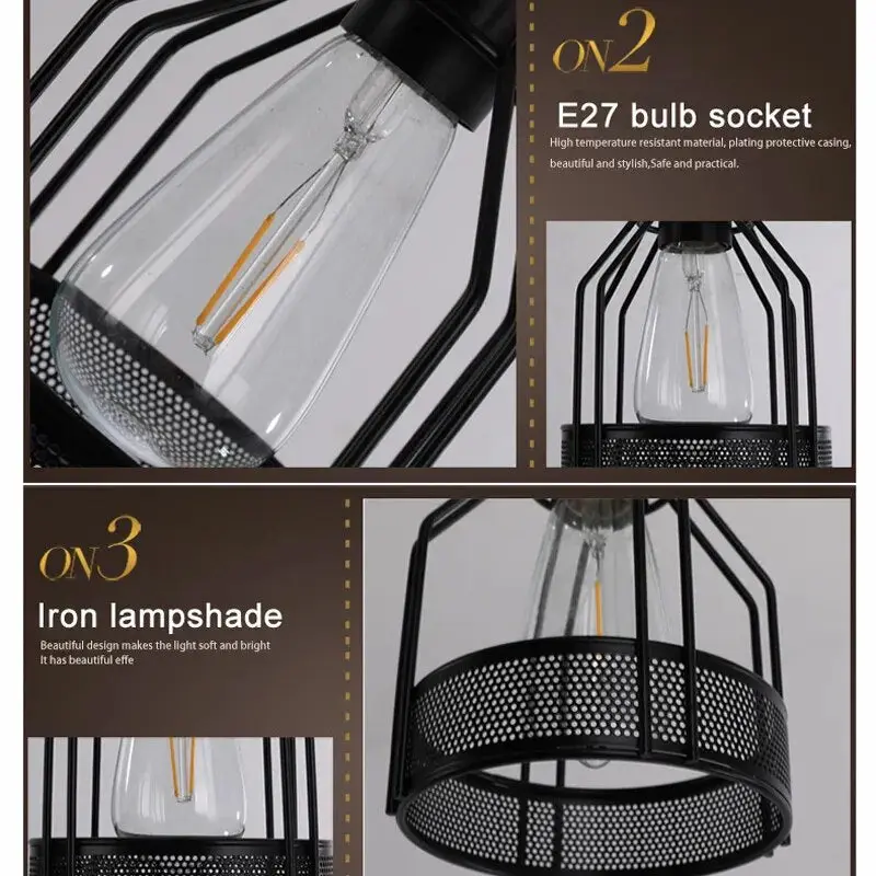 Decorative Rustic Linear Chandelier 4/5 Heads - Image 4
