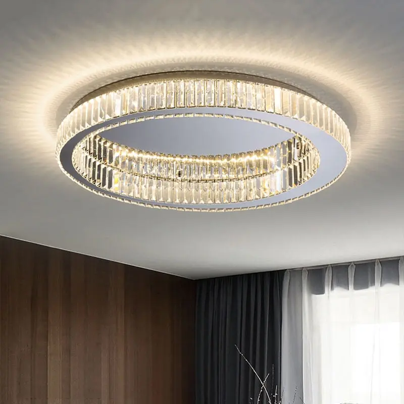 Elizza Flush Mount Crystal Chandelier - Image 2