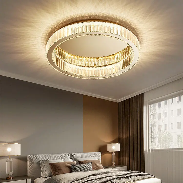 Elizza Flush Mount Crystal Chandelier - Image 3