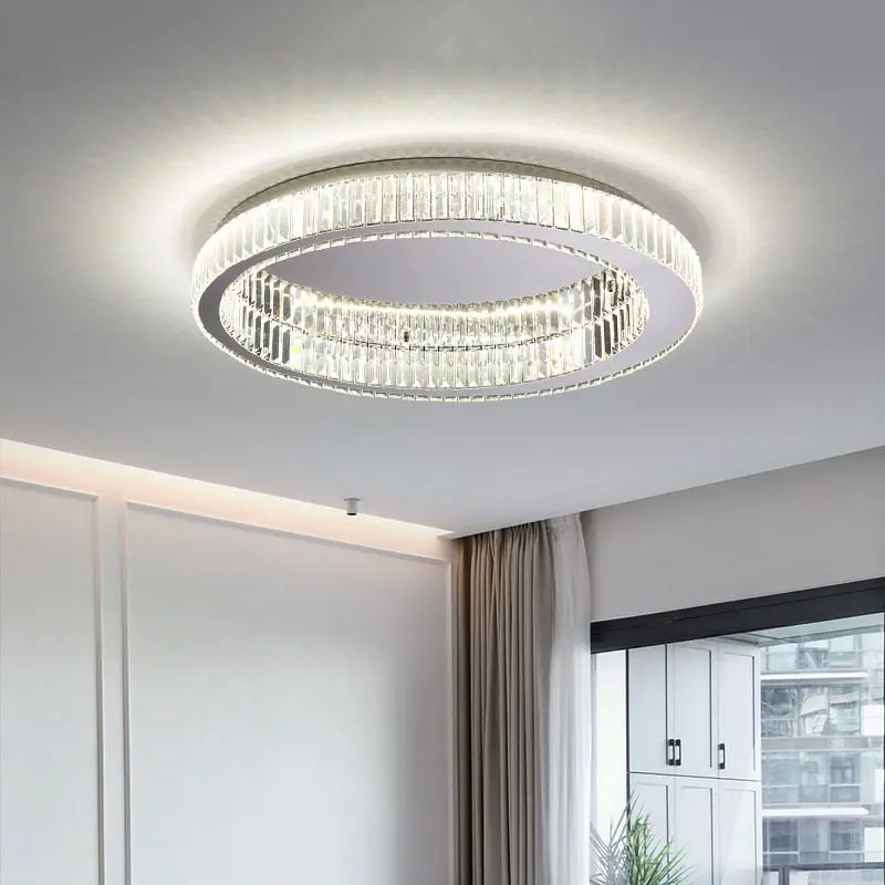 Elizza Flush Mount Crystal Chandelier - Image 4