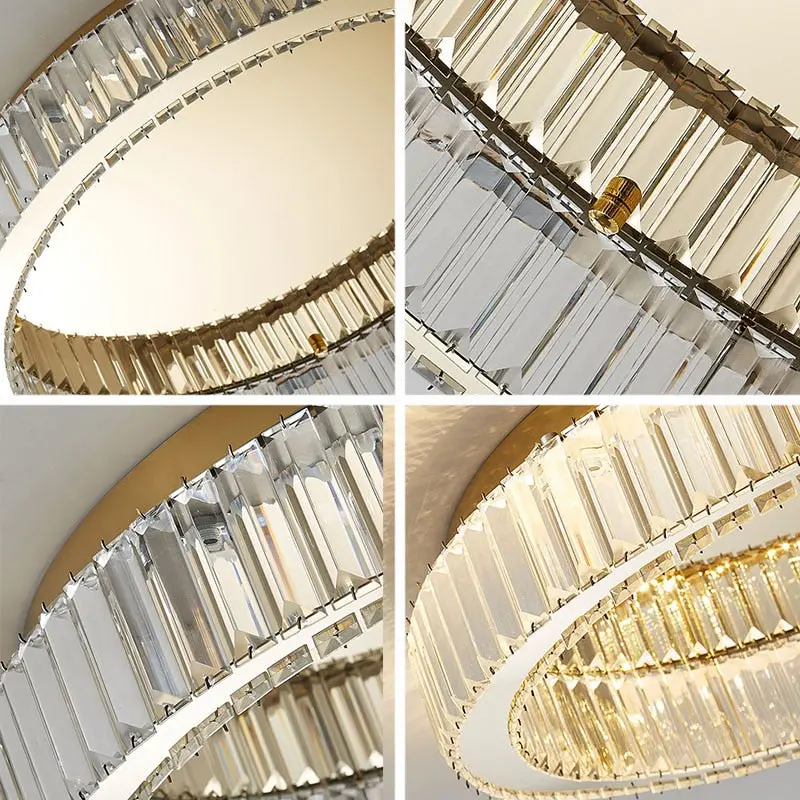Elizza Flush Mount Crystal Chandelier - Image 5