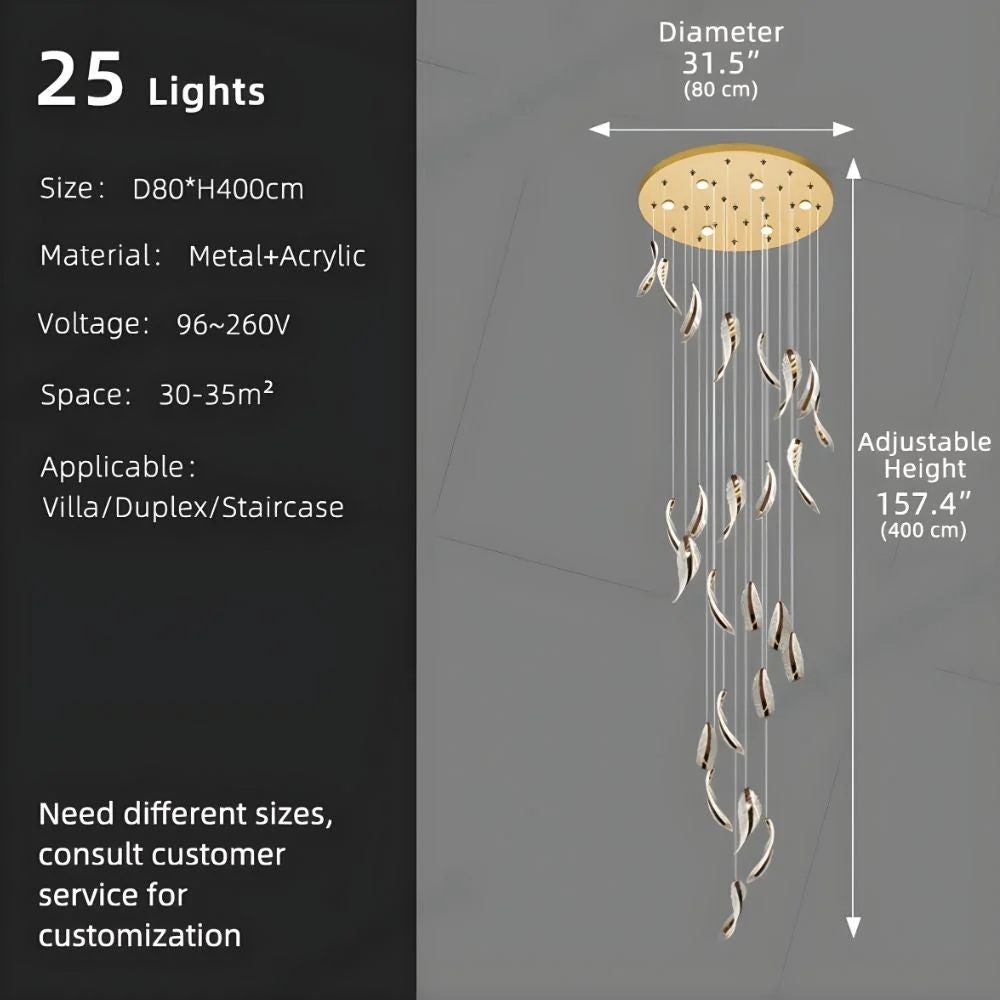 Elsia Entry Foyer Chandelier - Image 10