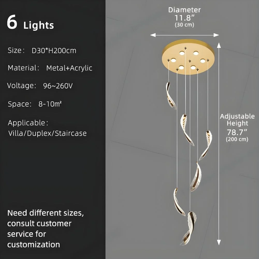 Elsia Entry Foyer Chandelier - Image 7