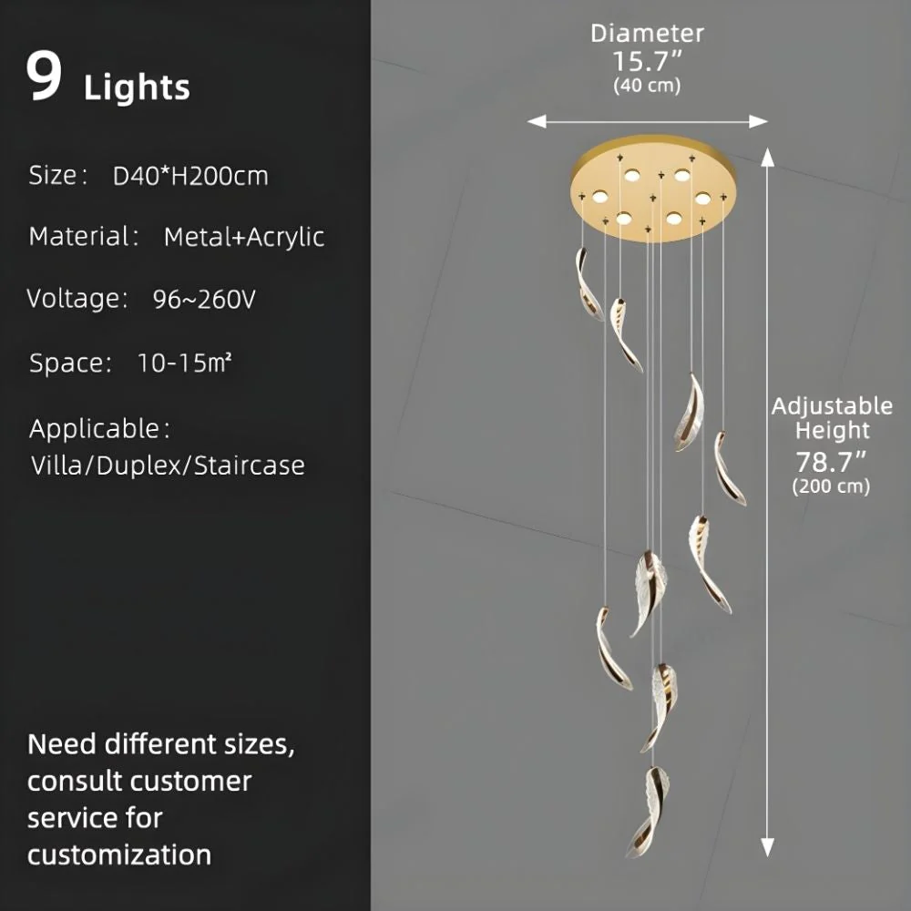 Elsia Entry Foyer Chandelier - Image 8