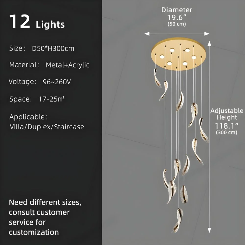 Elsia Entry Foyer Chandelier - Image 9