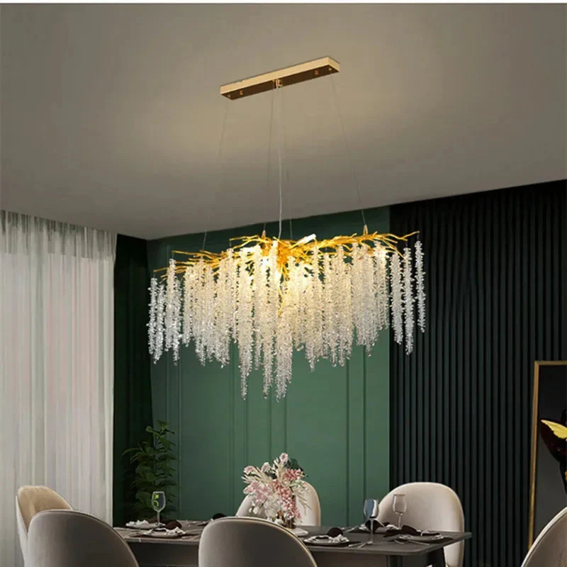 Emily Branch Art Deco Crystal Chandelier - Image 4