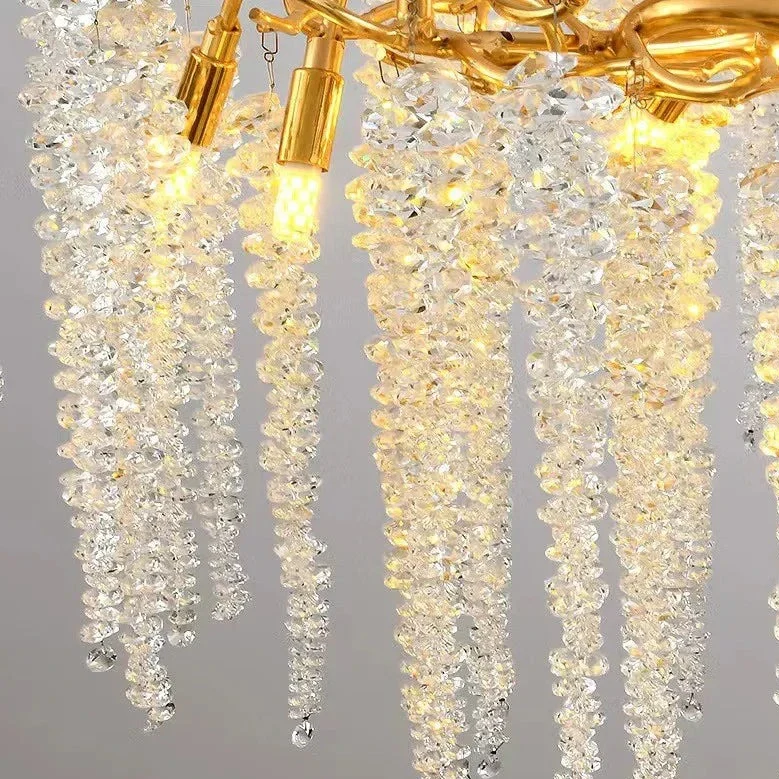 Emily Branch Art Deco Crystal Chandelier - Image 5