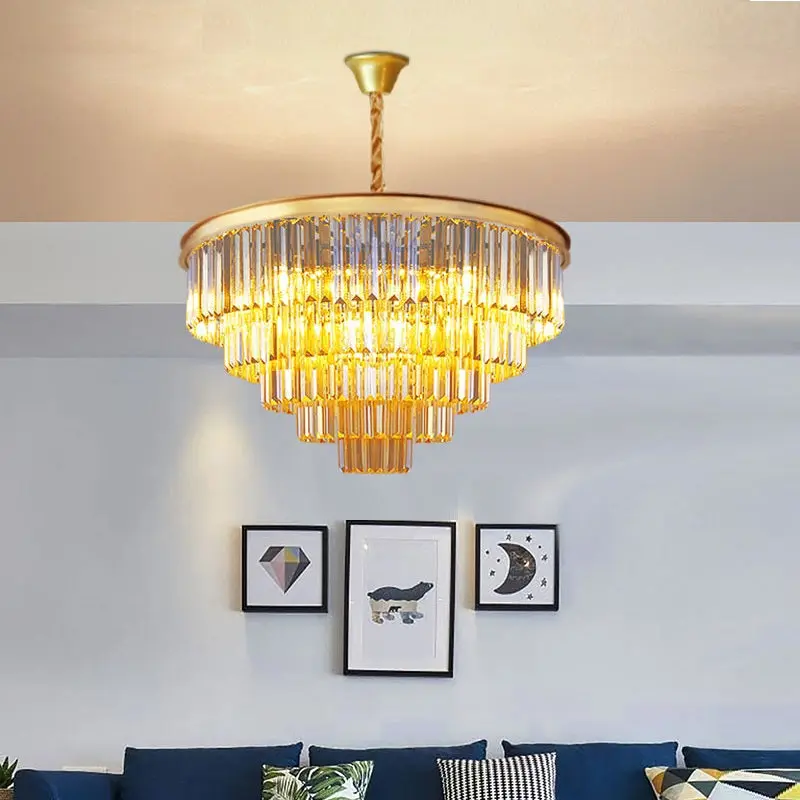Emma Rustic Crystal Chandelier - Image 4