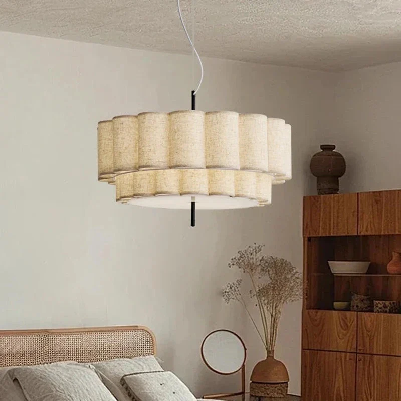 Envia Modern Fabric Pendant Light - Image 3