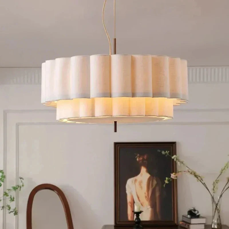 Envia Modern Fabric Pendant Light - Image 4