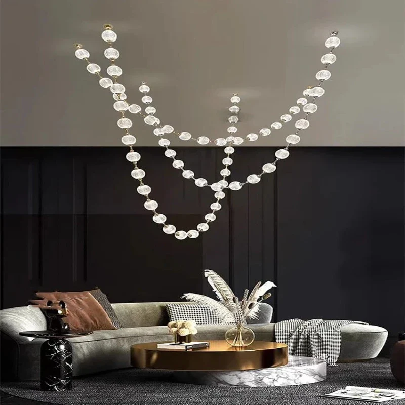 Esle Modern Pearl Necklace Chandelier - Image 10