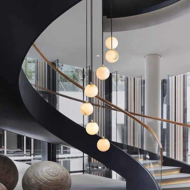 Faye Marble Bubble Chandelier