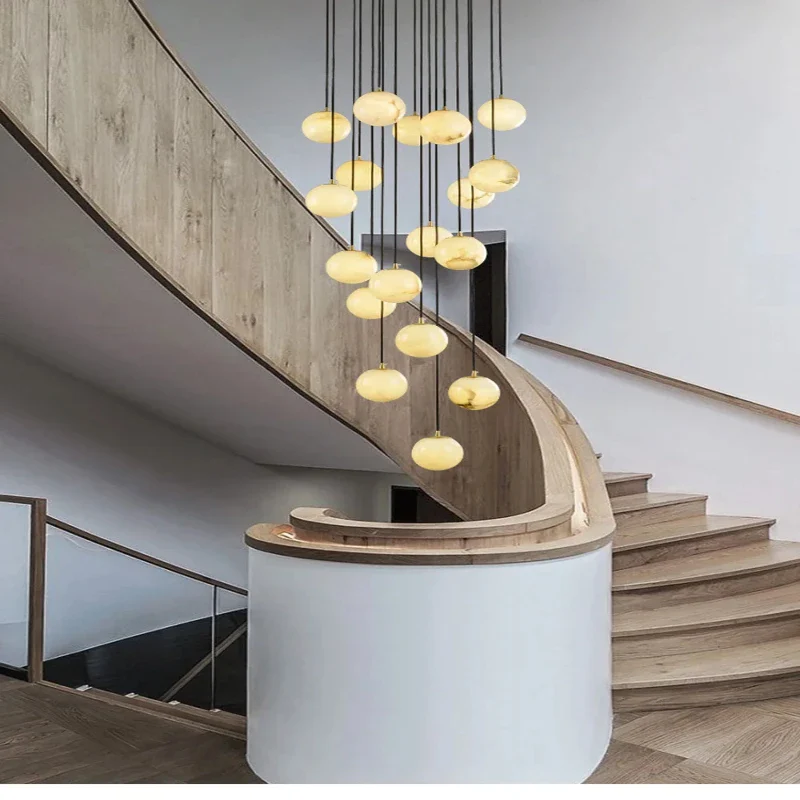 Faye Marble Bubble Chandelier - Image 4