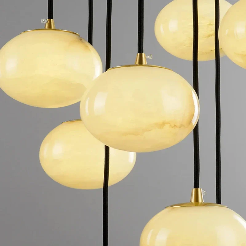 Faye Marble Bubble Chandelier - Image 6