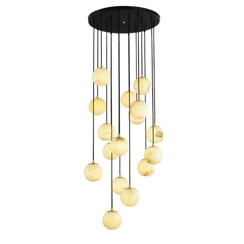Faye Marble Bubble Chandelier - Image 7