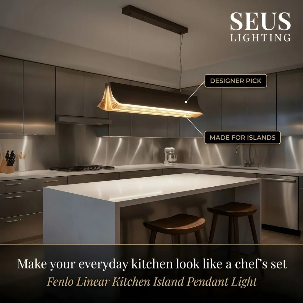 Fenlo Linear Kitchen Island Pendant Light - Image 4