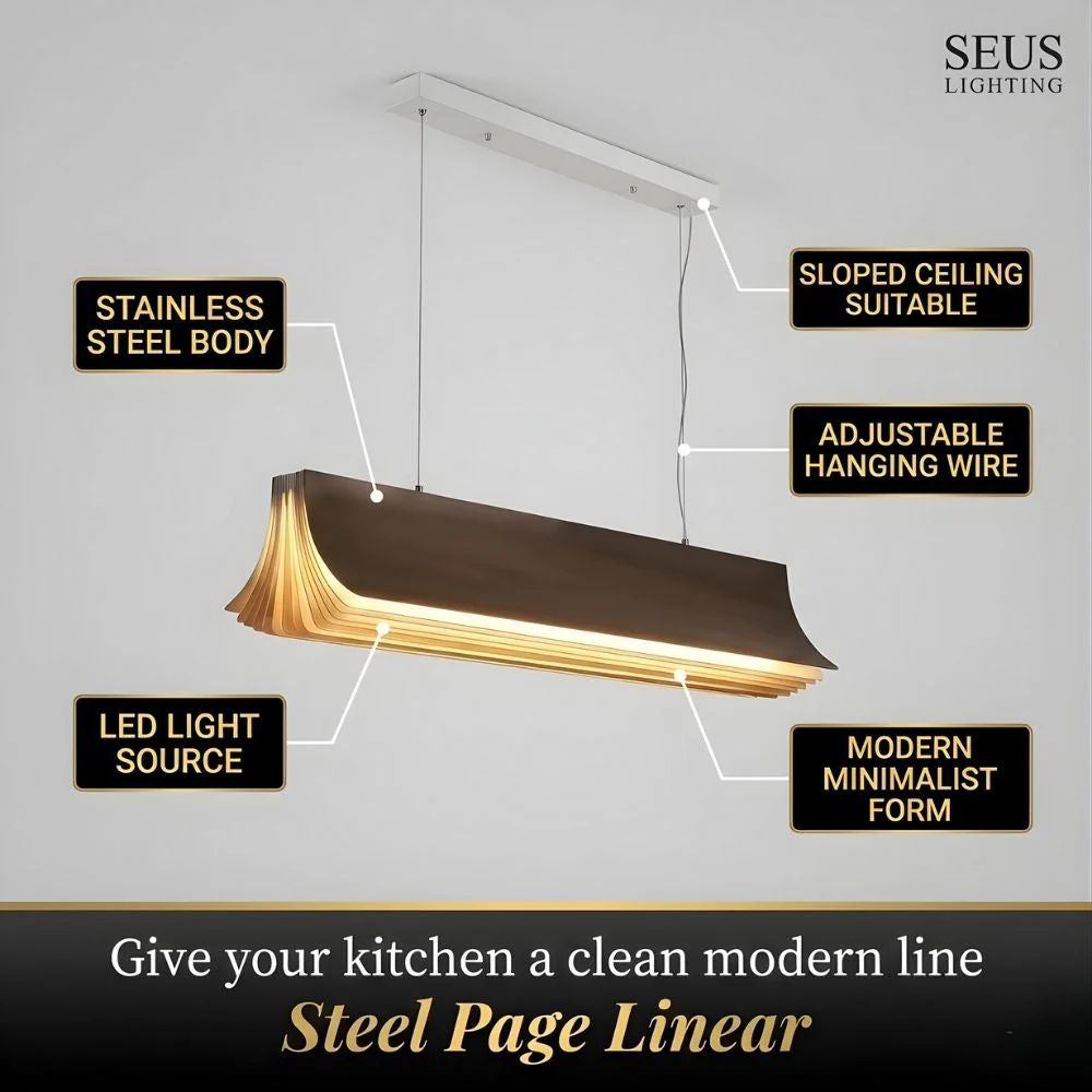 Fenlo Linear Kitchen Island Pendant Light - Image 6