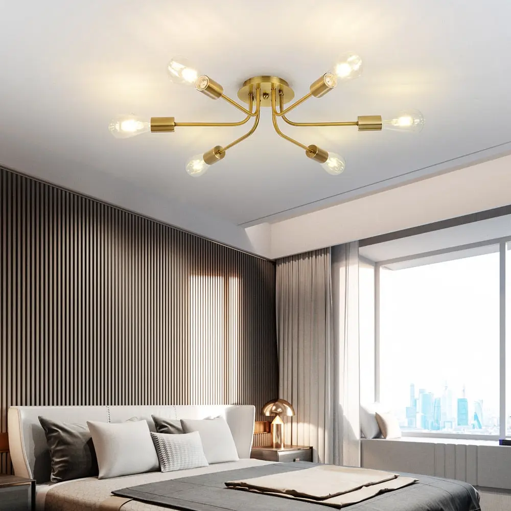 Flush Mount Linear Chandelier - Image 3