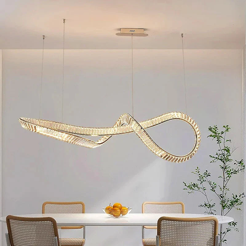 Gaia Kitchen Crystal Chandelier
