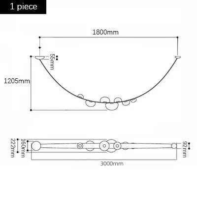Gelman Modern Belt Chandelier - Image 7