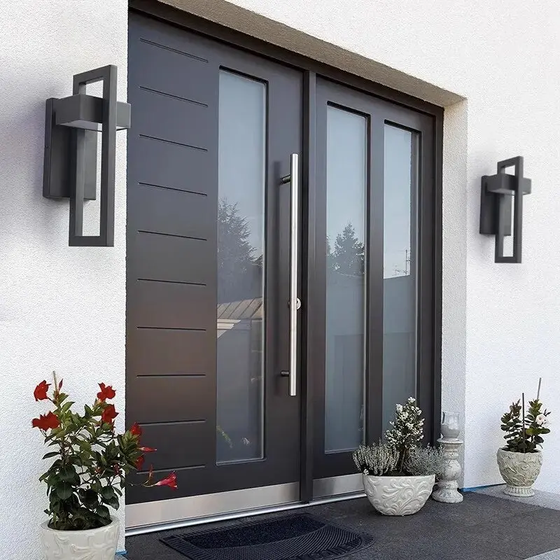 Geometric Outdoor Wall Mount Light Fixture - Image 5