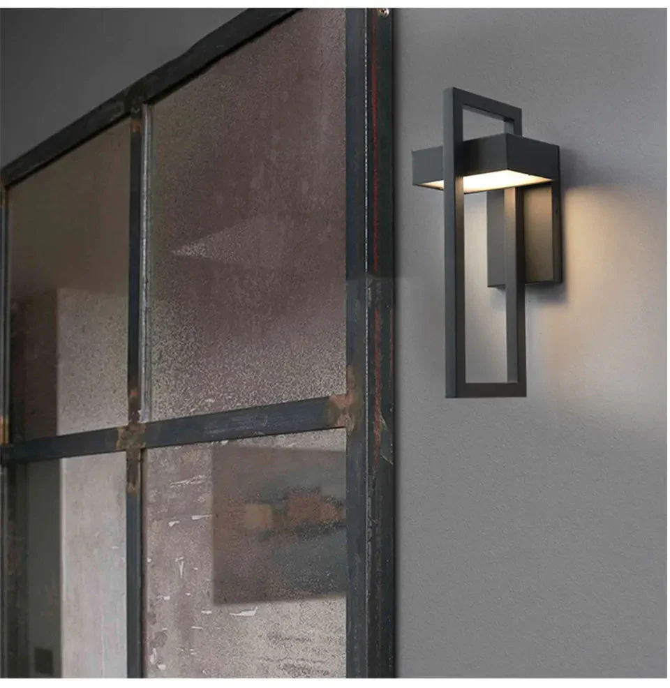 Geometric Outdoor Wall Mount Light Fixture - Image 6
