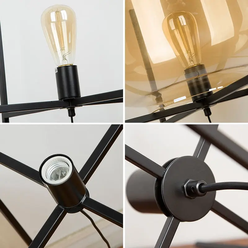 Glowlia Glass Shade Floor Lamp - Image 5