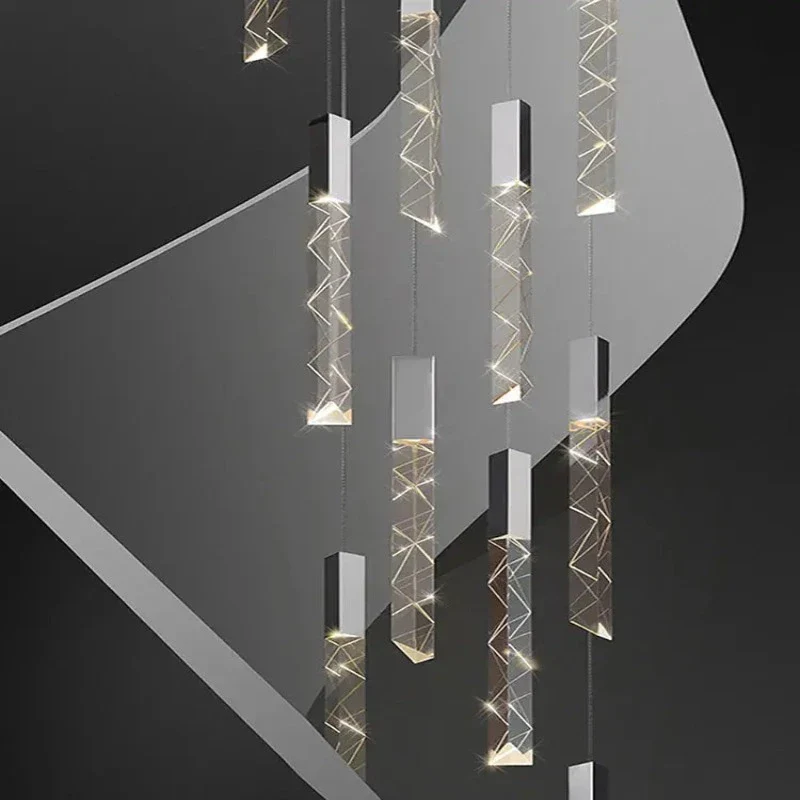 Hanging Light Fixture For Stairwell, Staircase, Hallway - Image 3