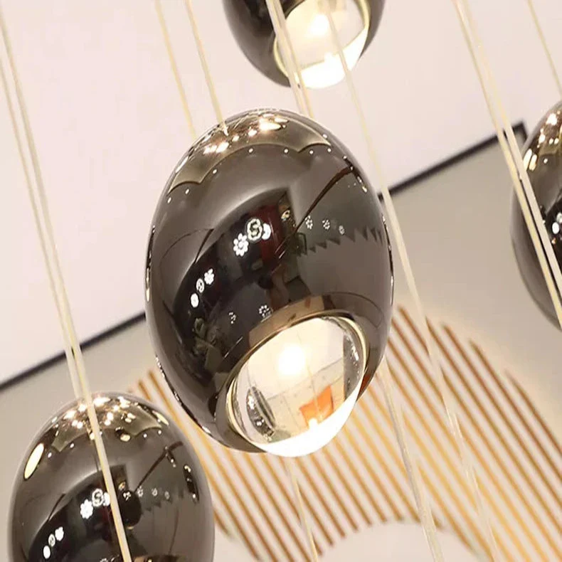 Hera Modern Bubble Staircase Chandelier - Image 6