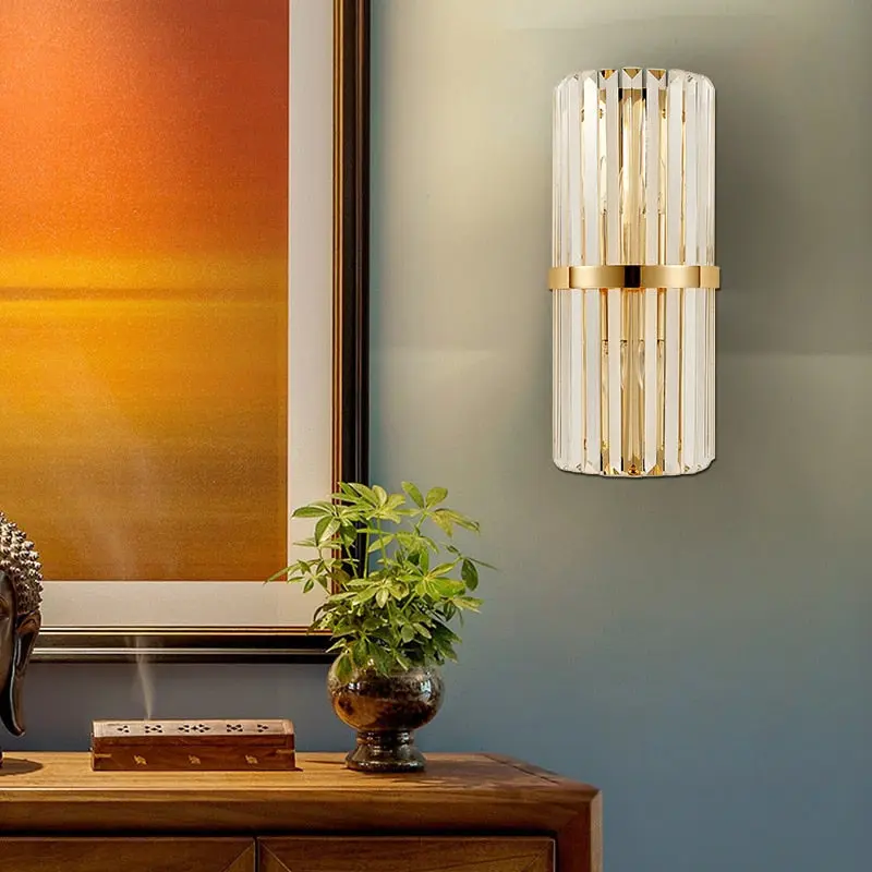 Hilda Crystal Wall Sconce Lighting - Image 2