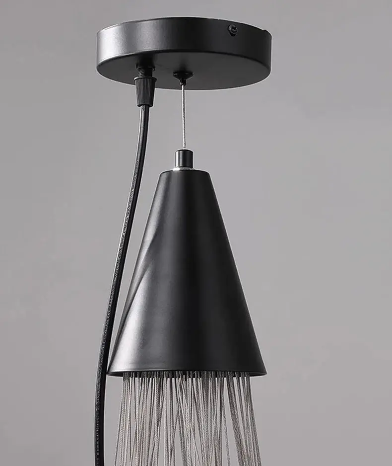 Indoor White Glass Bubble Pendant Ceiling Fixture - Image 6