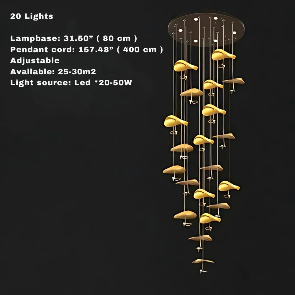 Jenissa Vintage Staircase Chandelier - Image 14