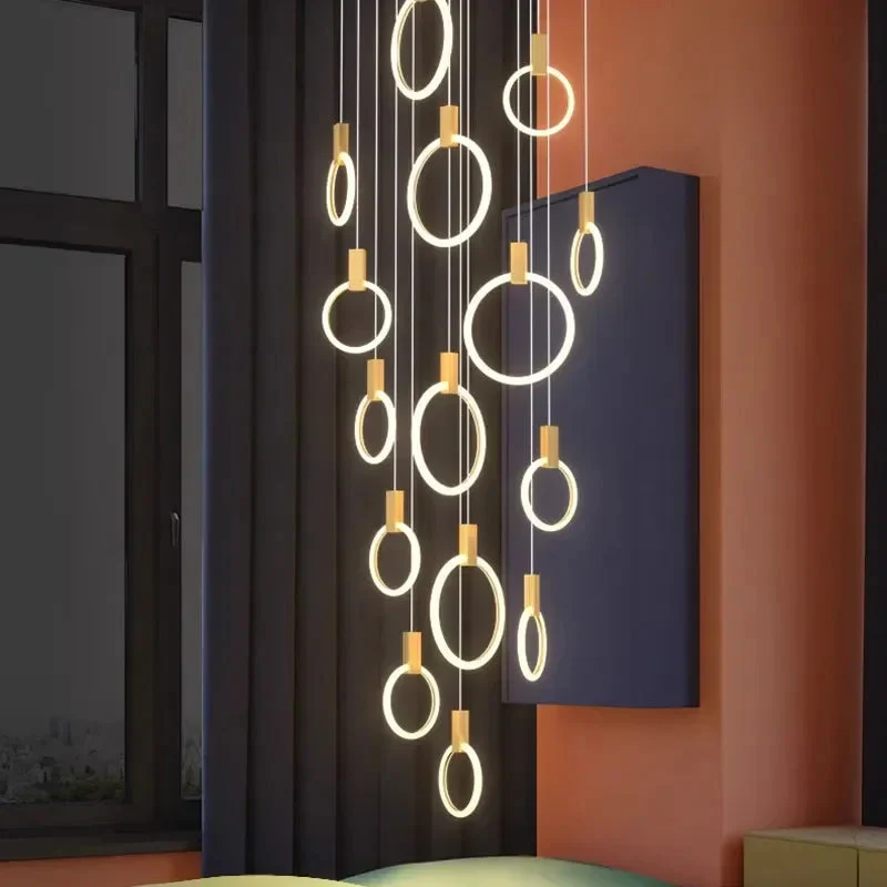 Jenne Modern Stairway Chandelier - Ceiling Light - Image 3