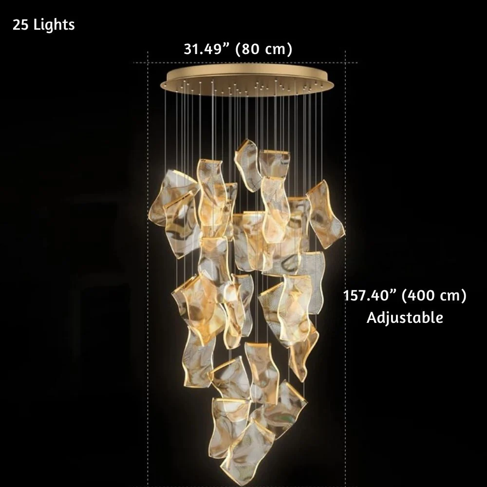 Jonas Postmodern Style Staircase Pendant Chandelier Light - Image 16