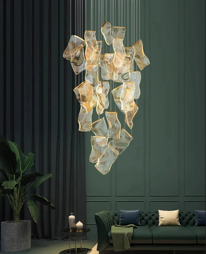 Jonas Postmodern Style Staircase Pendant Chandelier Light - Image 4