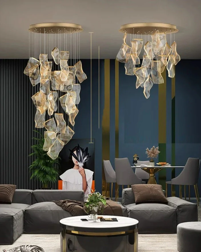 Jonas Postmodern Style Staircase Pendant Chandelier Light - Image 7