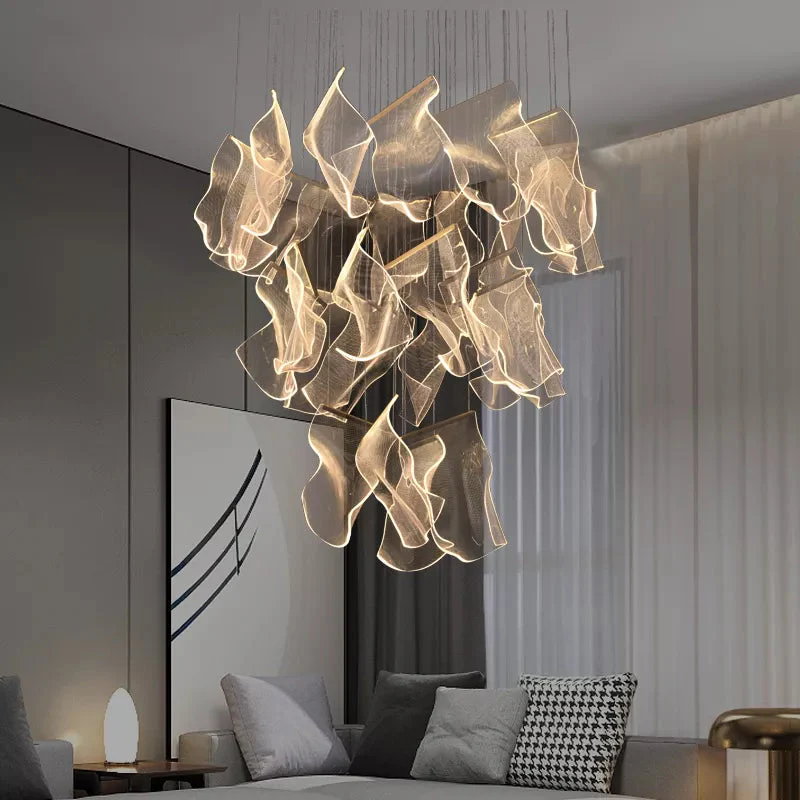 Jonas Postmodern Style Staircase Pendant Chandelier Light - Image 8